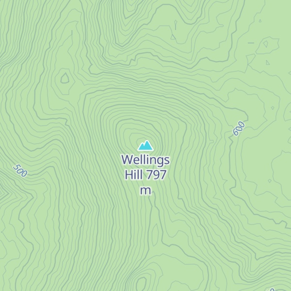 Map of Wellings Hill