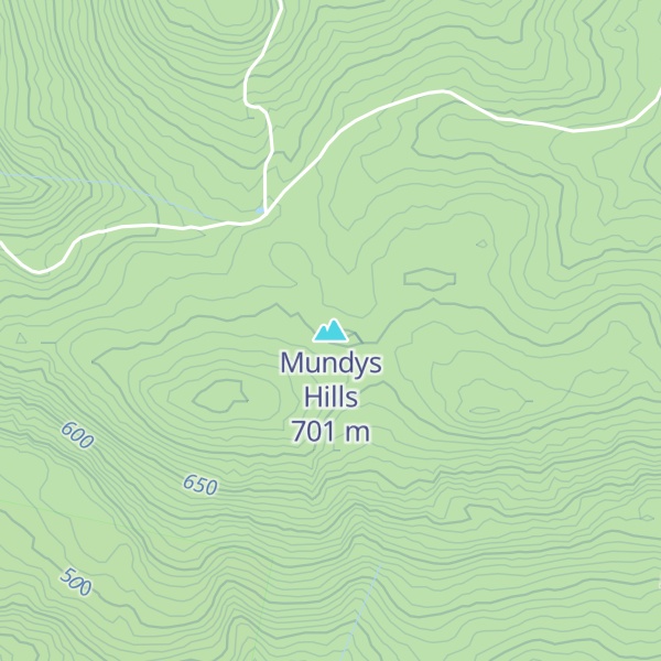 Map of Mundys Hills
