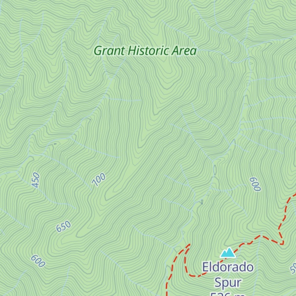 Map of Brittannia Spur