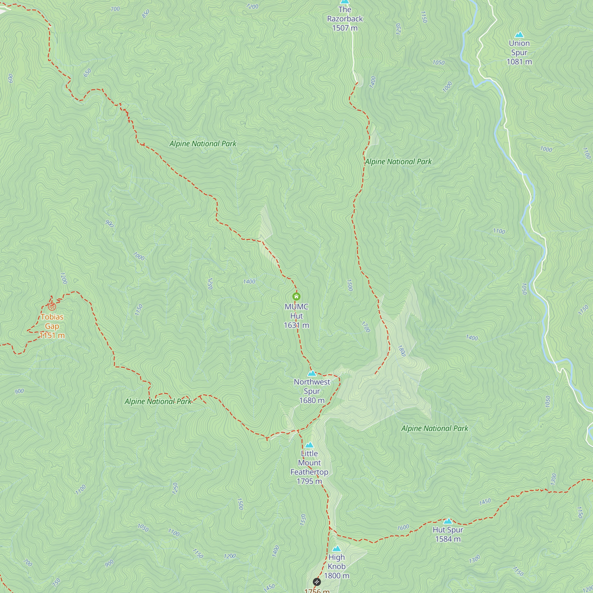 MUMC Hut map