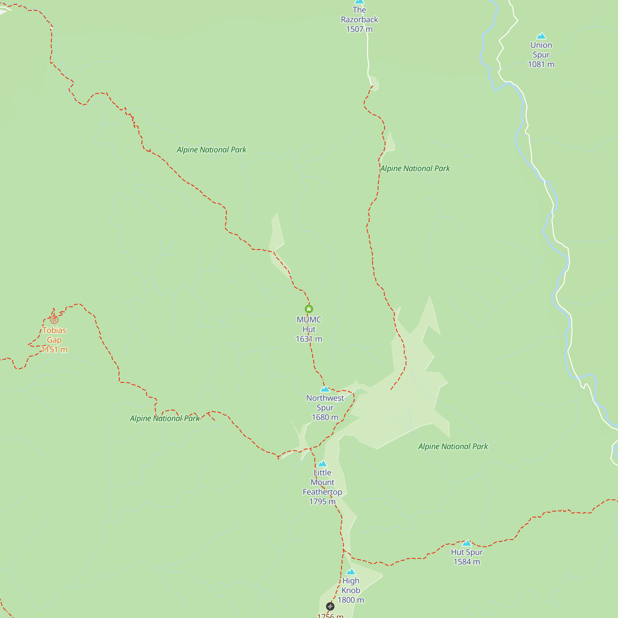 MUMC Hut map