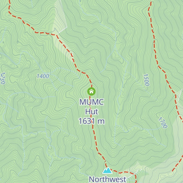 Map of MUMC Hut
