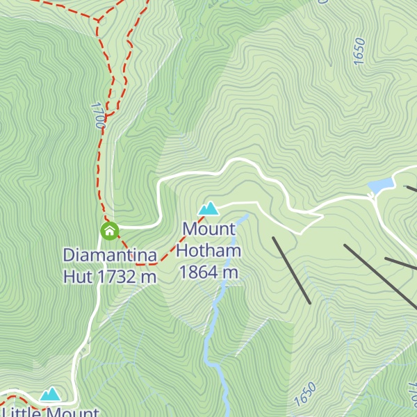 Map of Mount Hotham