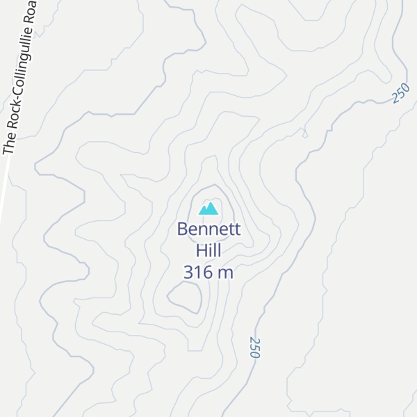 Map of Bennett Hill