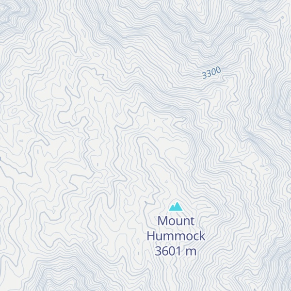 Map of Mount Dickson
