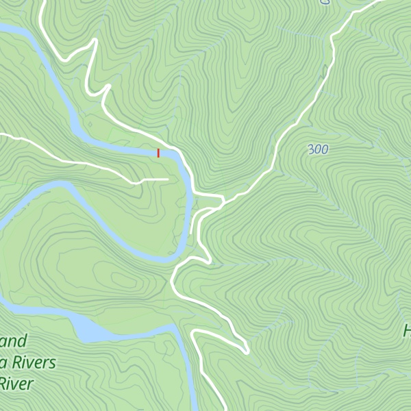 Map of Black Snake Creek Hut