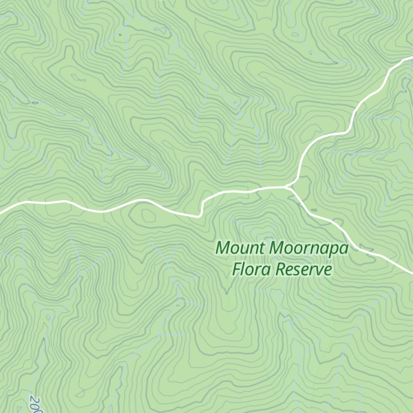 Map of Mount Moornapa