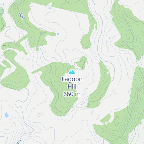 Map of Lagoon Hill