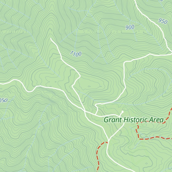 Map of Mount Grant