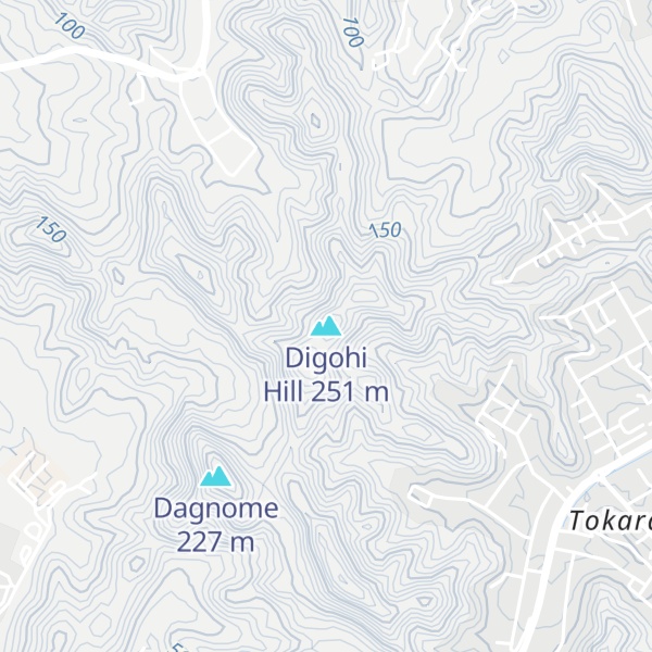 Map of Digohi Hill