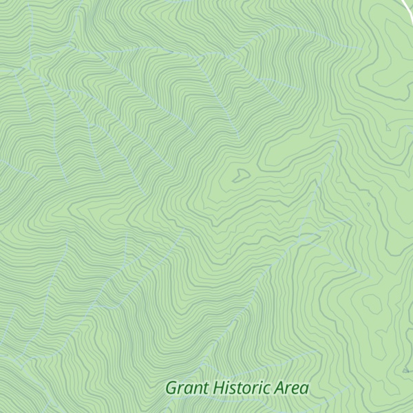 Map of Reliance Spur