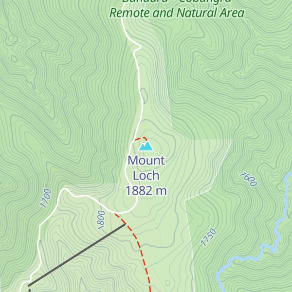 Map of Mount Loch
