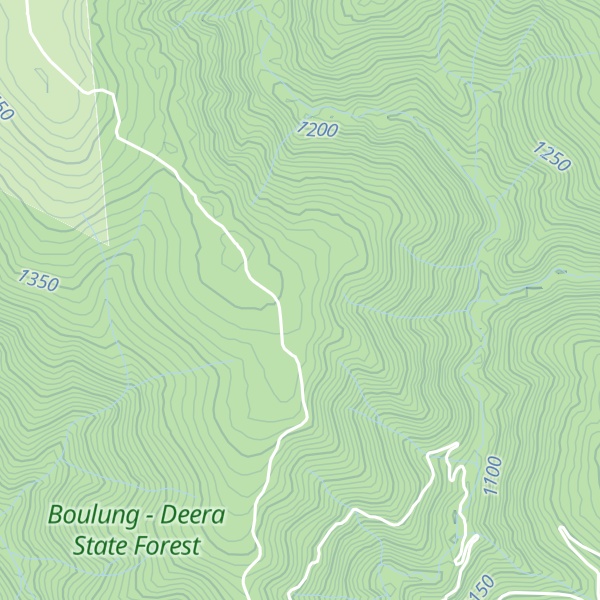 Map of White Timber Spur