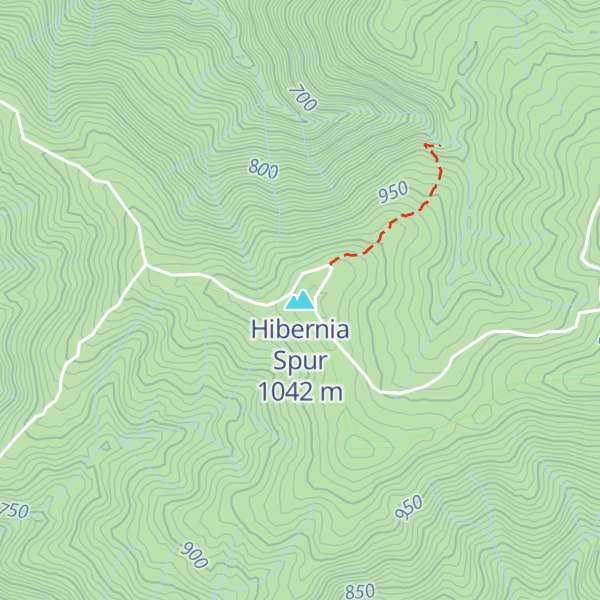 Map of Hibernia Spur