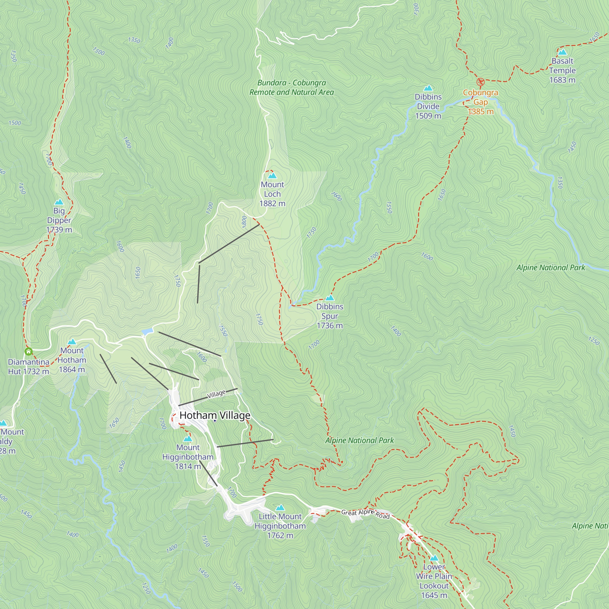 Derrick Hut map