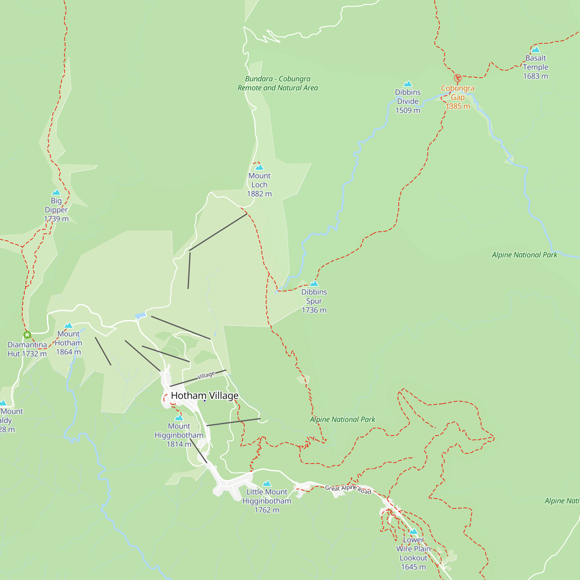 Derrick Hut map