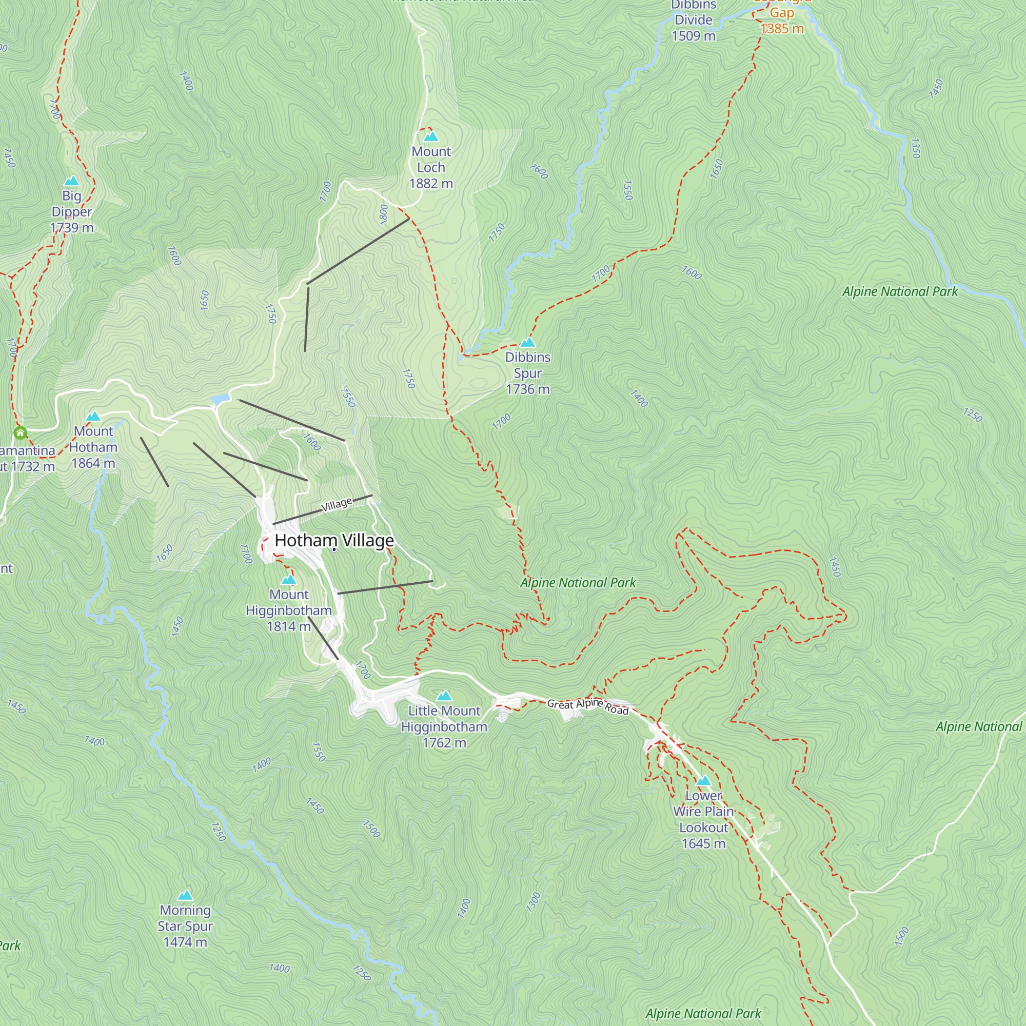 Spargo's Hut map