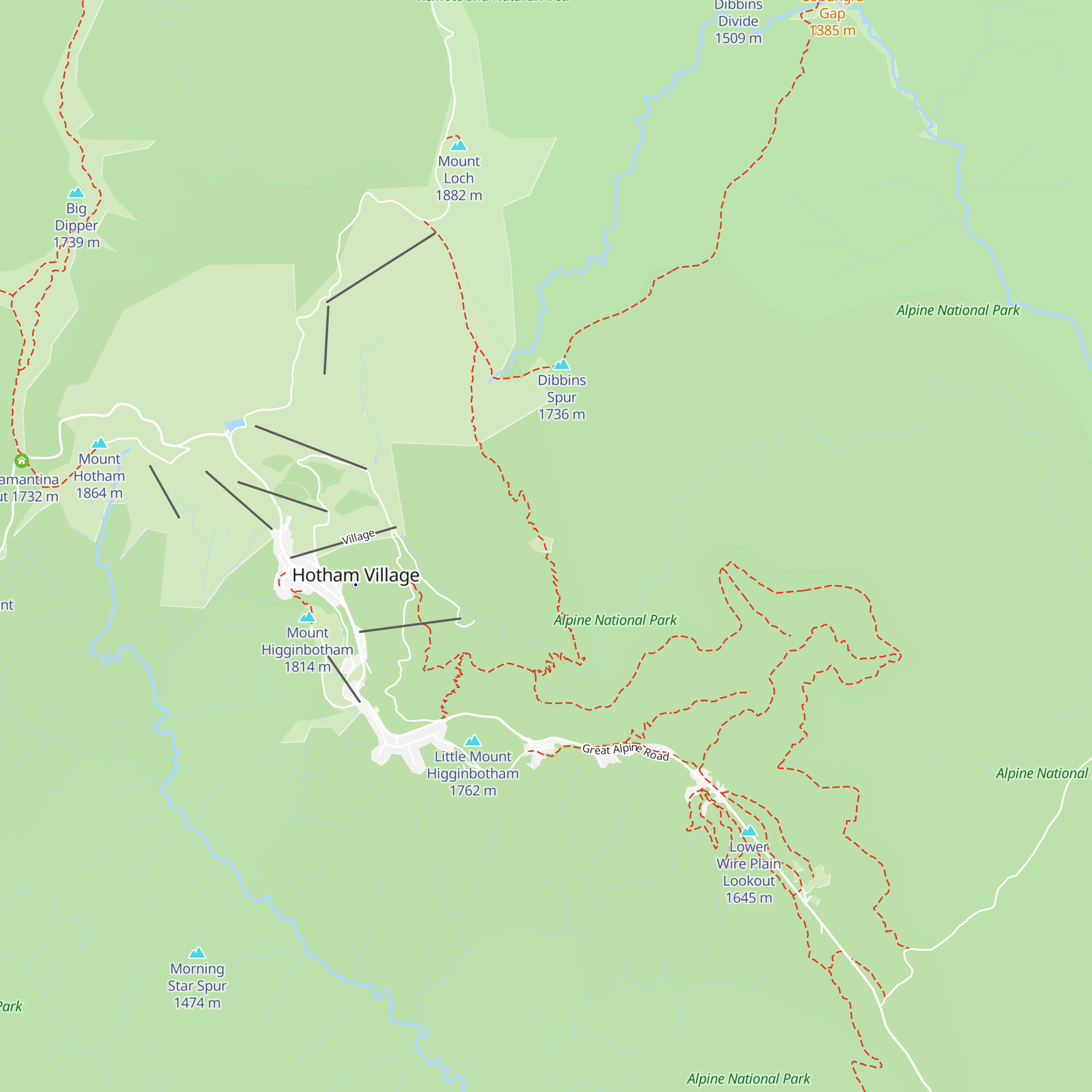 Spargo's Hut map