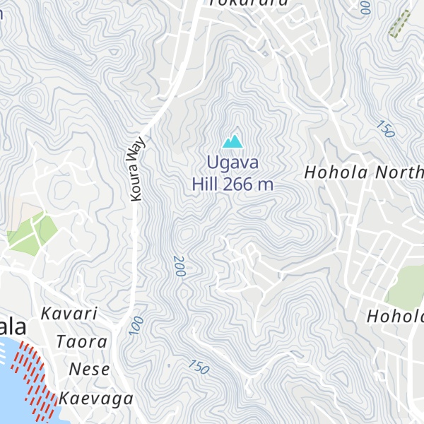 Map of Mount Cawston