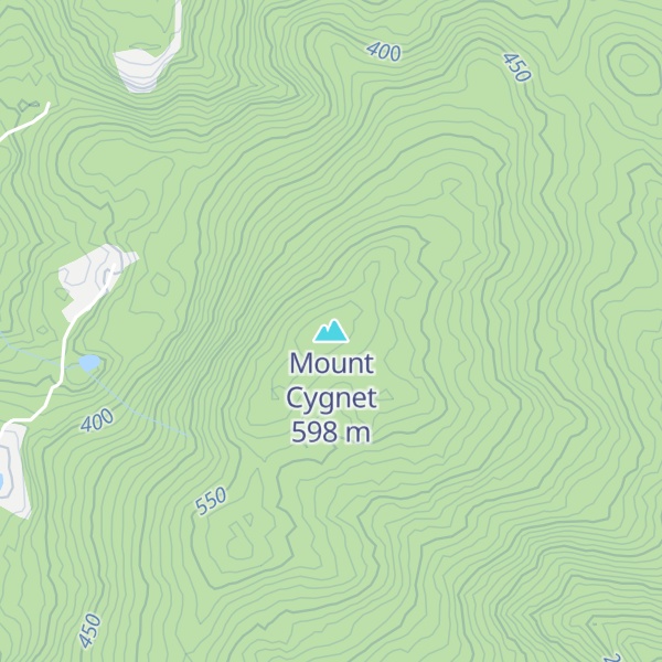 Map of Mount Cygnet