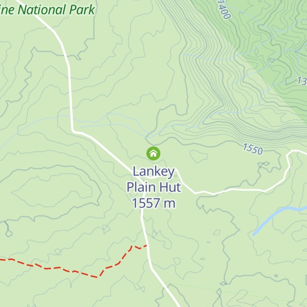 Map of Lankey Plain Hut