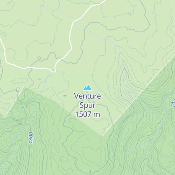 Map of Venture Spur