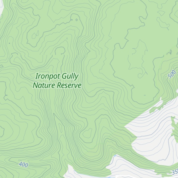 Map of Landslide Hill