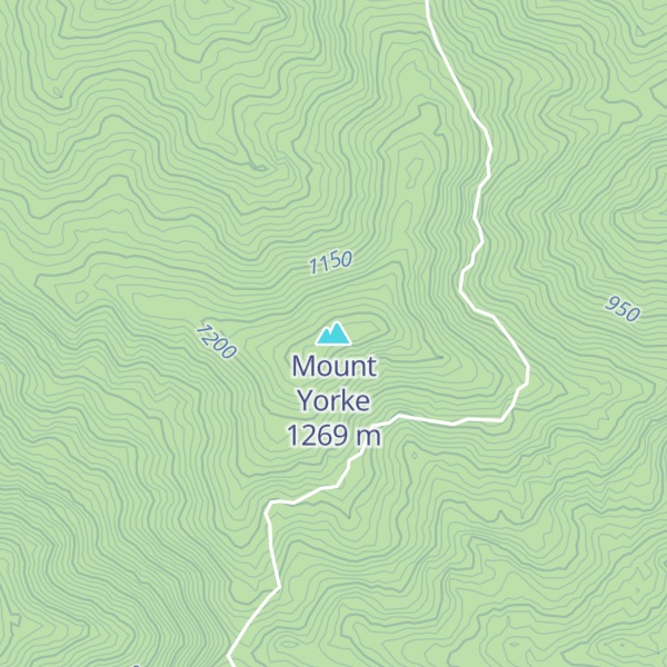 Map of Mount Yorke