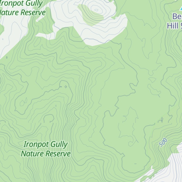 Map of Ironpot Hill