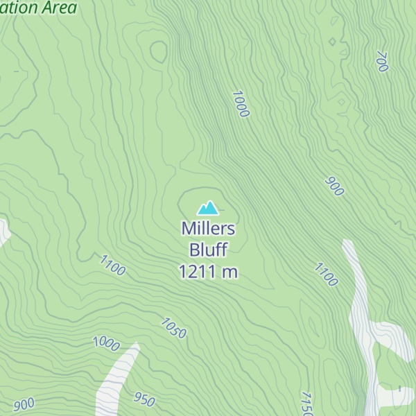Map of Millers Bluff