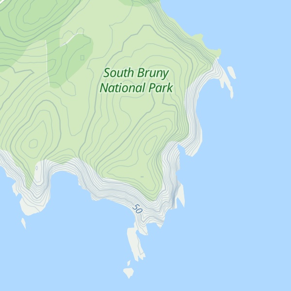 Map of West Cloudy Head