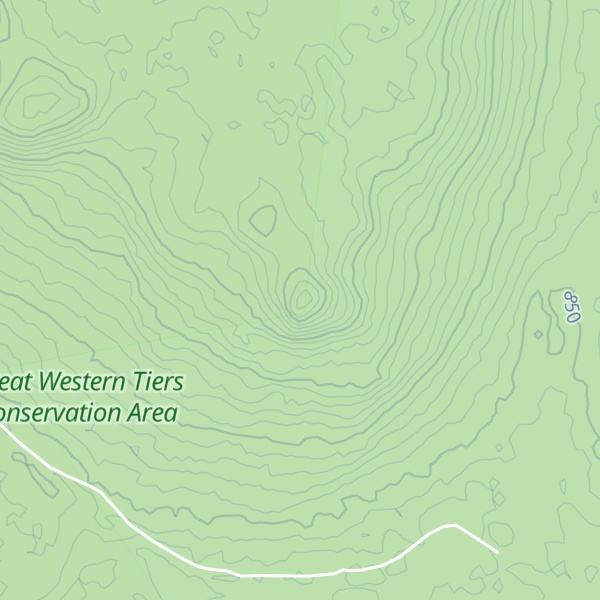 Map of Cradle Hill