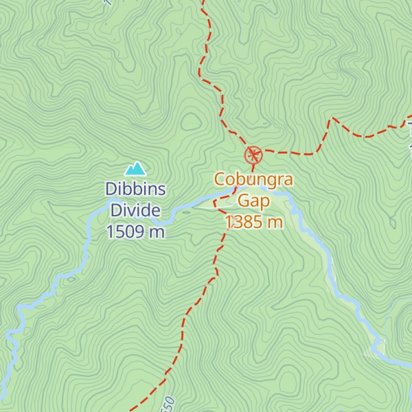 Map of Dibbins Hut