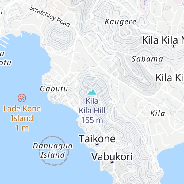 Map of Kila Kila Hill