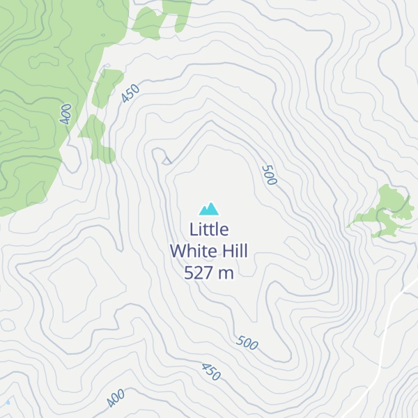 Map of Little White Hill