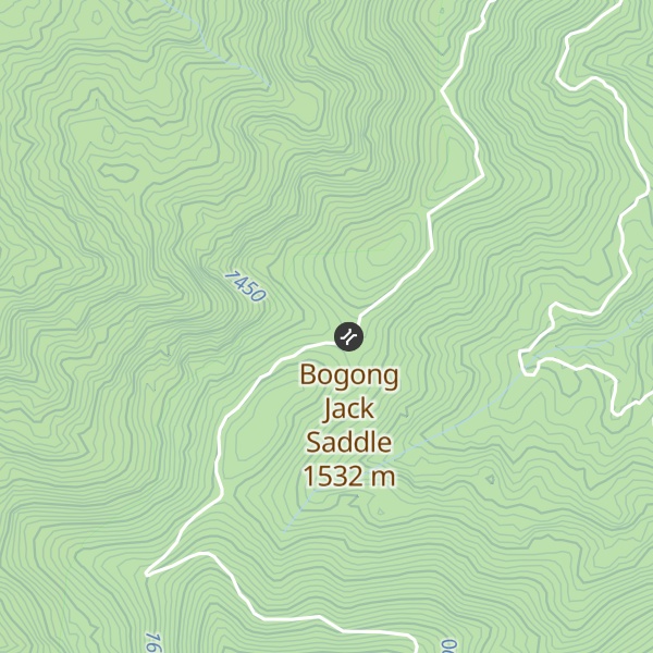 Map of Bogong Jack Saddle Hut