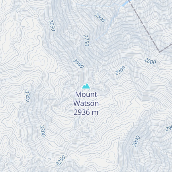 Map of Mount Watson
