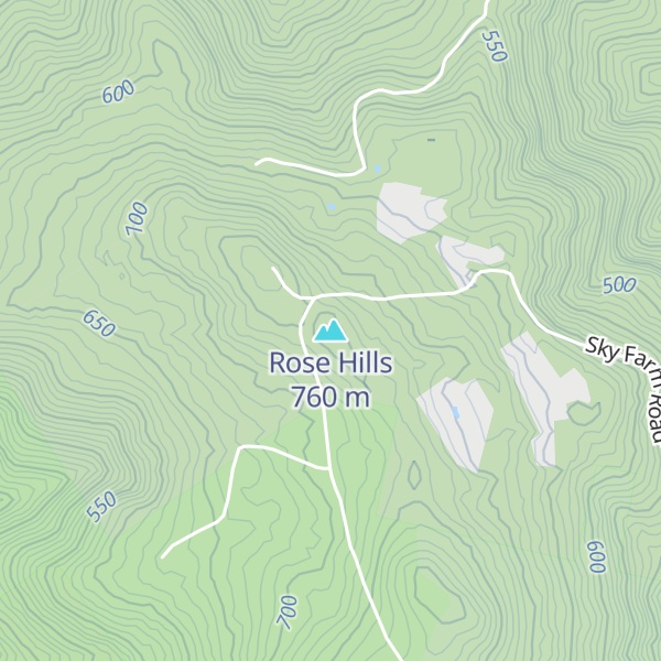 Map of Rose Hills