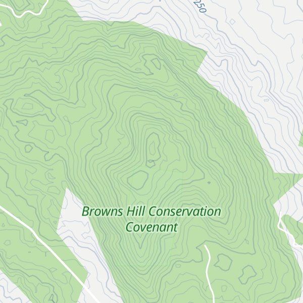 Map of Browns Hill