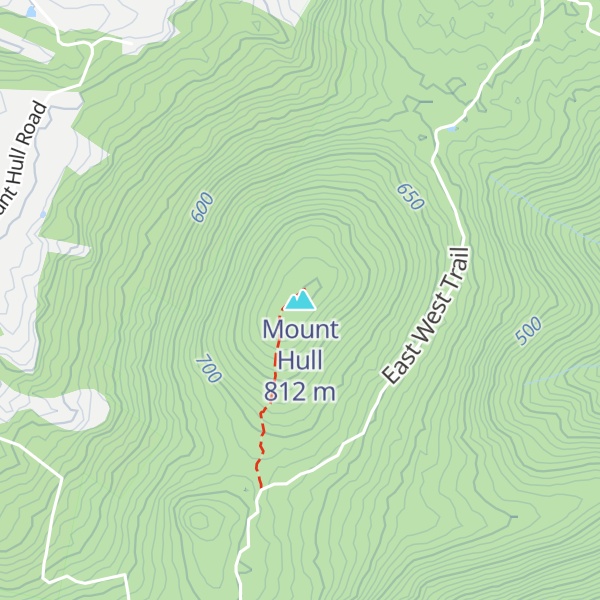 Map of Mount Hull