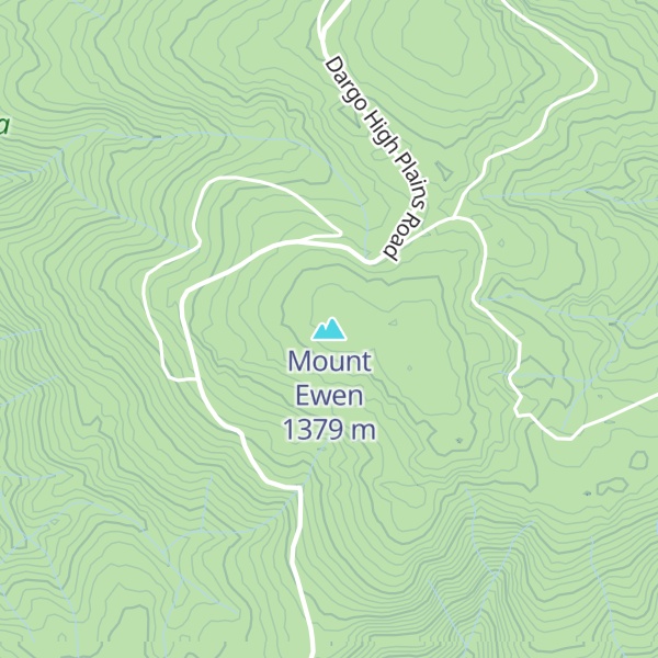 Map of Mount Ewen