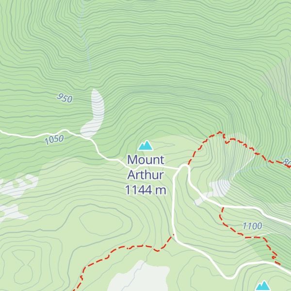 Map of Mount Arthur