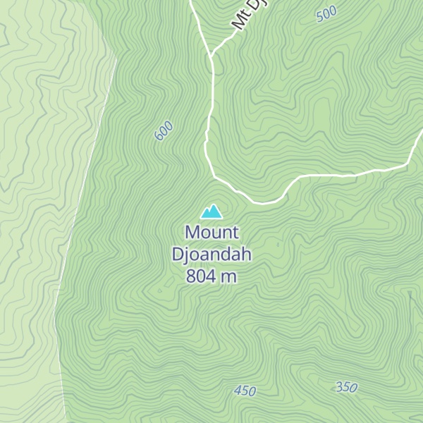 Map of Mount Djoandah