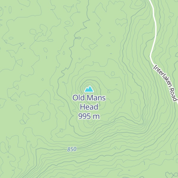 Map of Old Mans Head