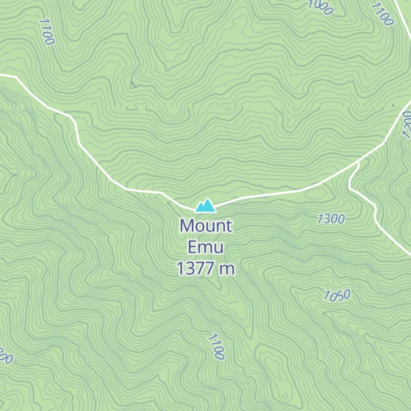 Map of Mount Emu