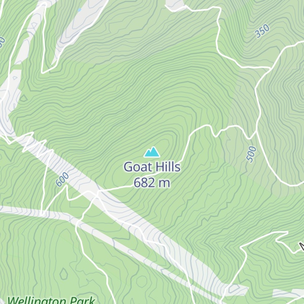 Map of Goat Hills