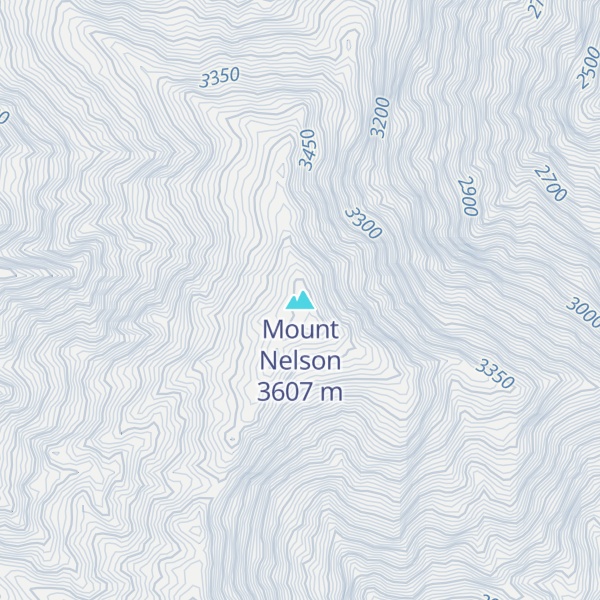 Map of Mount Nelson