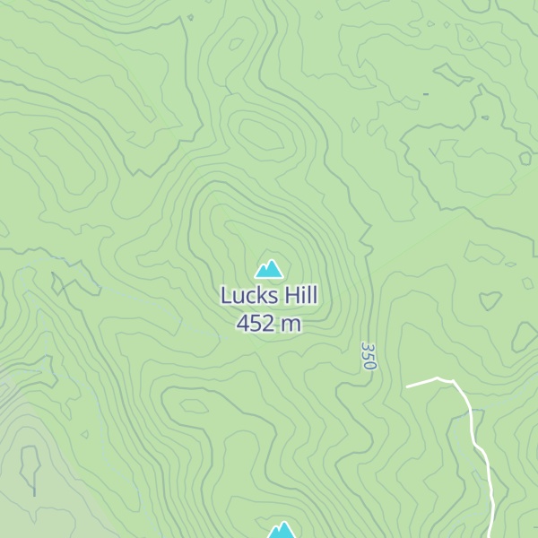 Map of Lucks Hill