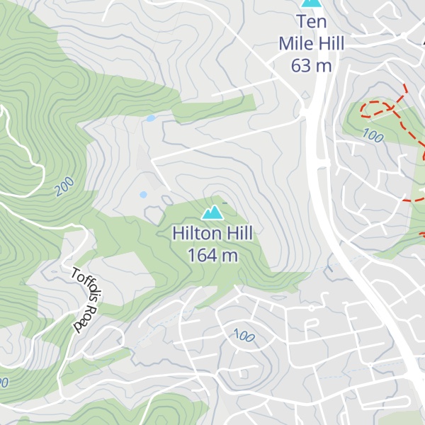 Map of Hilton Hill