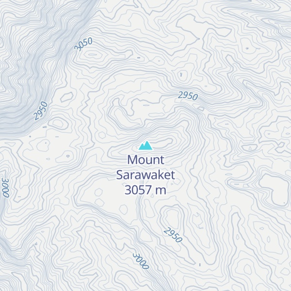 Map of Mount Sarawaket